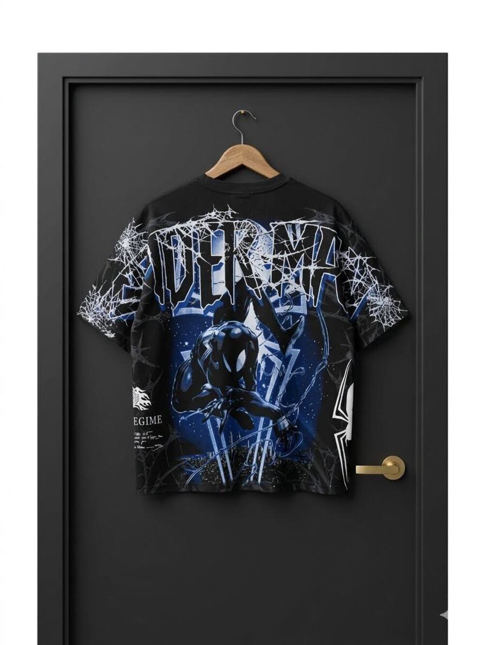 Civil Regime x  Night Mode OS Tee in Vintage Black. (M)